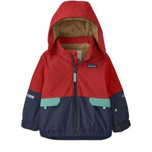 Patagonia Kids' Red and Navy Snow Pile Insulated Jacket - 2T